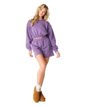 Vitaly Cozy Uni Short - Purple