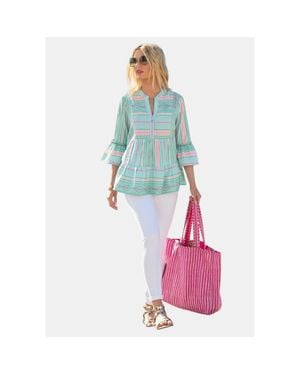 Joe Browns Bell Sleeve Tunic - Blue