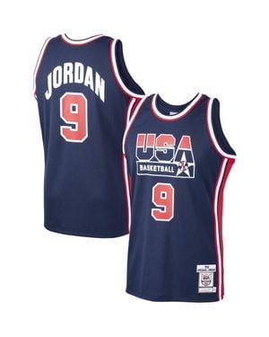 Mitchell & Ness Michael Jordan Usa Basketball Home 1992 Dream Team Authentic Jersey - Blue