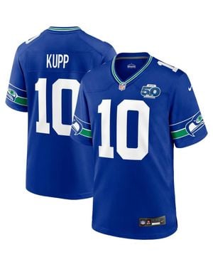 Nike Cooper Kupp Seattle Seahawks Alternate 50Th Season Game Jersey - Blue