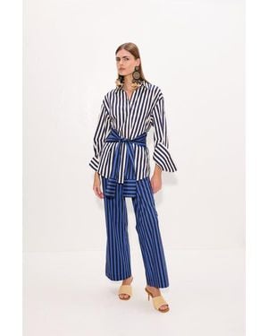Simon Miller Inna Poplin Top - Blue