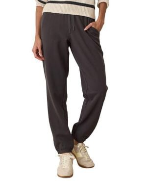 Marine Layer Cloud 9 Cotton Blend Fleece Sweatpants - Black