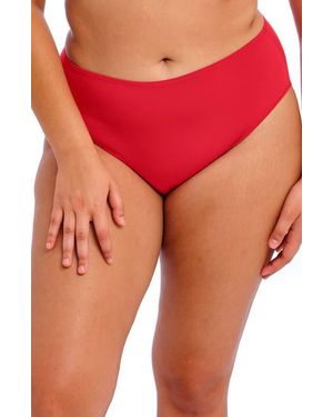 Elomi Smooth Full Briefs - Red