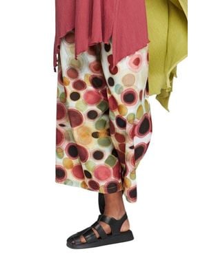 Luukaa Myra Printed Thin Cotton Pants - Multicolor
