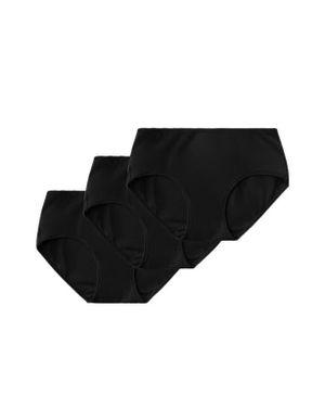 PROCLAIM 3-Pack Mid-Rise Ultra Soft Sustainable Briefs - Black