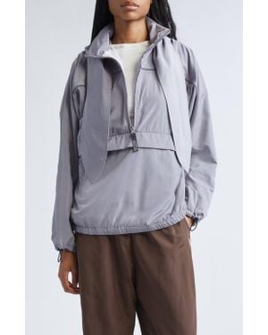 Sandy Liang Sienna Taffeta Anorak - Purple