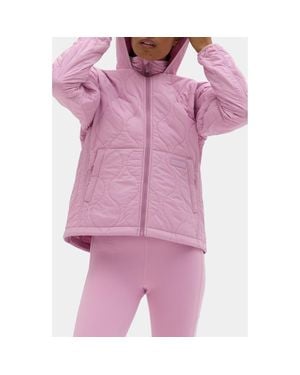 Halfdays Bessie Water Resistant Packable Quilted Puffer Jacket - Purple