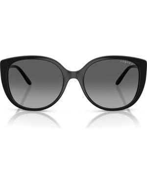 Vogue 55Mm Polarized Butterfly Sunglasses - Gray