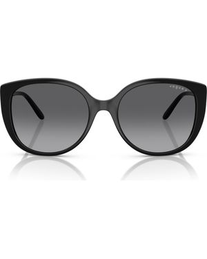 Vogue 55Mm Polarized Butterfly Sunglasses - Gray