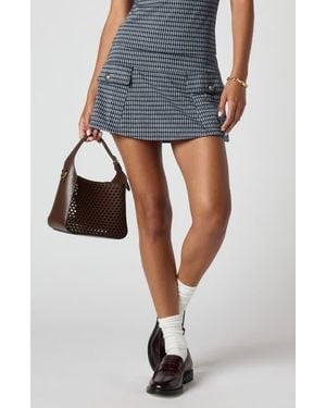 Florence By Mills Houndstooth Miniskort - Blue