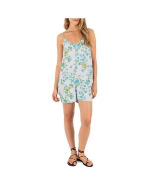 Hurley Beverly Floral Romper - Blue