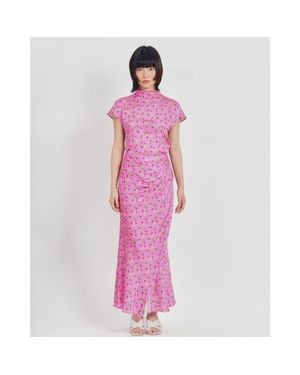 Lost Pattern Beach Blossom Skirt - Pink