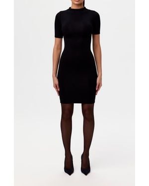 Naked Wardrobe T-Shirt Minidress - Black