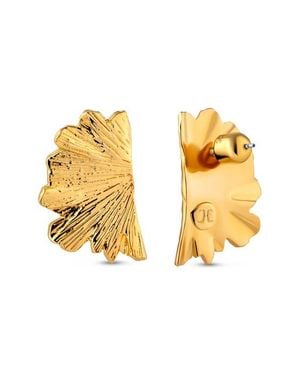Christina Capo Baby Ginkgo Leaf Earrings - Metallic