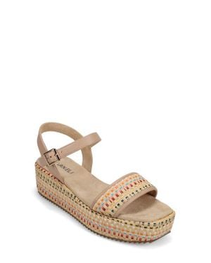 Vaneli Walda Flatform Sandal - Natural