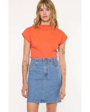 Kancan Moira Mid Rise Skirt - Orange