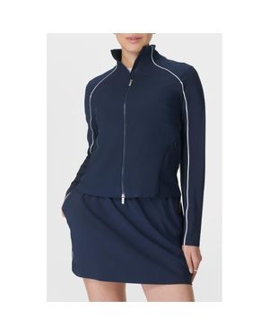 Sweaty Betty Anytime Explorer Stretch Track Jacket - Blue