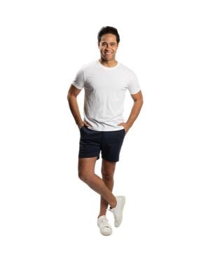 Peter Manning Stretch Chino Shorts 5 Inch - Blue