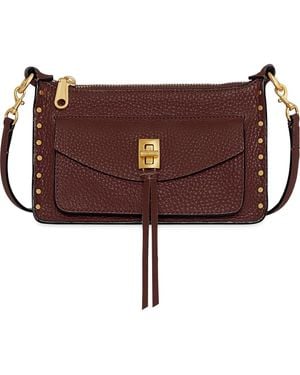 Rebecca Minkoff Mini Darren Leather Crossbody Bag - Purple