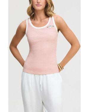 Sam Edelman Stripe Knit Tank - White