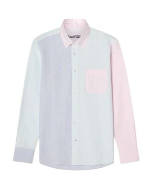 Robert Talbott Harrison Button Down Fun Stripe Oxford Shirt - White