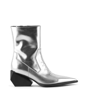 United Nude Ricky West Mid Boot - White