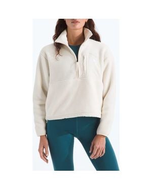 The North Face Yumiori Off Peak Recycled Fleece Pullover - White