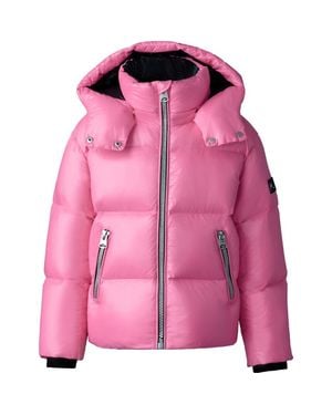 Mackage Kids' Jesse Water Repellent 800 Fill Power Down Puffer Coat - Pink