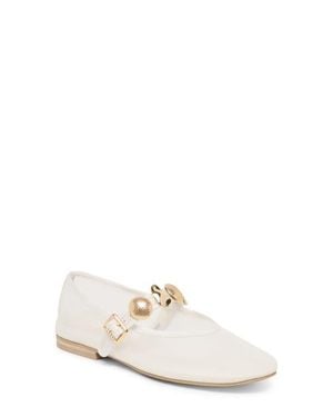 Dolce Vita Relan Mesh Mary Jane Flat - White