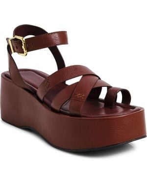 Free People Hazel Platform Sandal - Brown