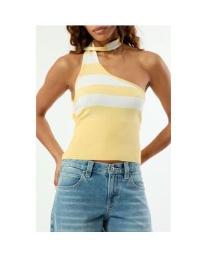 PacSun Vanessa Scarf Knit Top - Blue