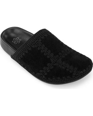 The Sak Bolinas Suede Clog Shoe - Black