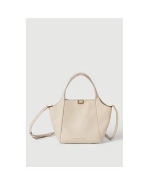 Brunello Cucinelli Sartorial Small Bucket Bag - White