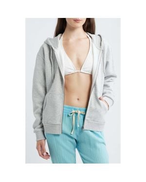 Rip Curl Catalina Island Front Zip Cotton Hoodie - Gray