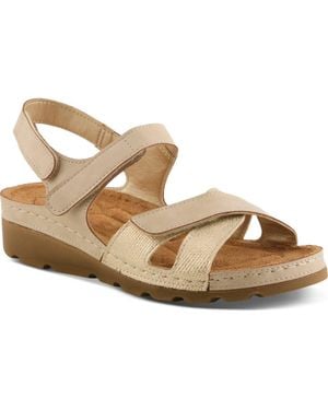 Flexus by Spring Step Orwell Sandal - Metallic