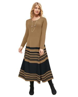 Jessica London Fit And Flare Sweater Dress - Natural