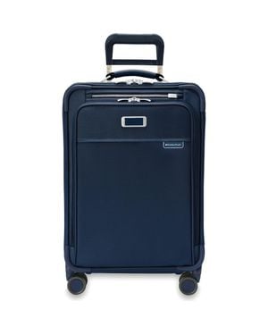 Briggs & Riley Baseline Essential 22-Inch Expandable Spinner Carry-On Bag - Blue