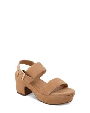 Chocolat Blu Gardina Slingback Platform Sandal - Brown