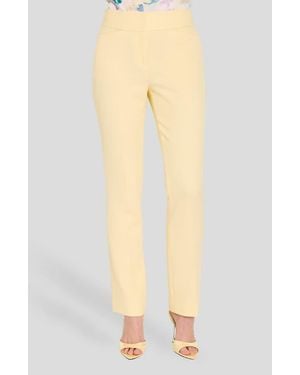 Tahari Bell Bottom Pants - Natural