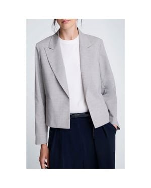 Kenneth Cole Peak Lapel Jacket - Gray