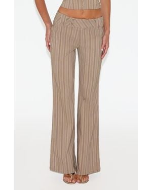 Tiger Mist Kittie Flare Pants - Natural