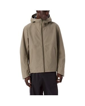 Veilance Arris Gore-Tex Waterproof Hooded Jacket - Brown