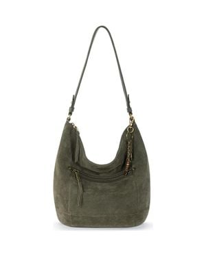 The Sak Sequoia Hobo Leather Bag - Green
