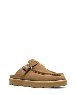 Clarks Meare Mocc Leather Mule - Brown