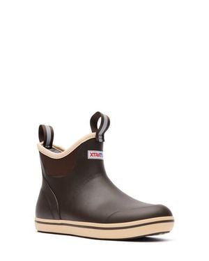 XtraTuf Waterproof Ankle Deck Boot - Brown