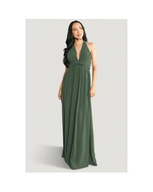 Baltic Born Larissa Halter Maxi Dress - Green