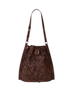 Desigual Medium Faux Leather Backpack - Brown