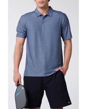 Centerline Athletics Cross-Sport Tech Pique Polo - Blue