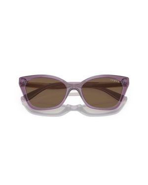 Vogue Kids' 48Mm Cat Eye Sunglasses - Brown