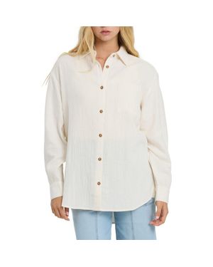 Billabong Wanderer Solid Cotton Shirt - White